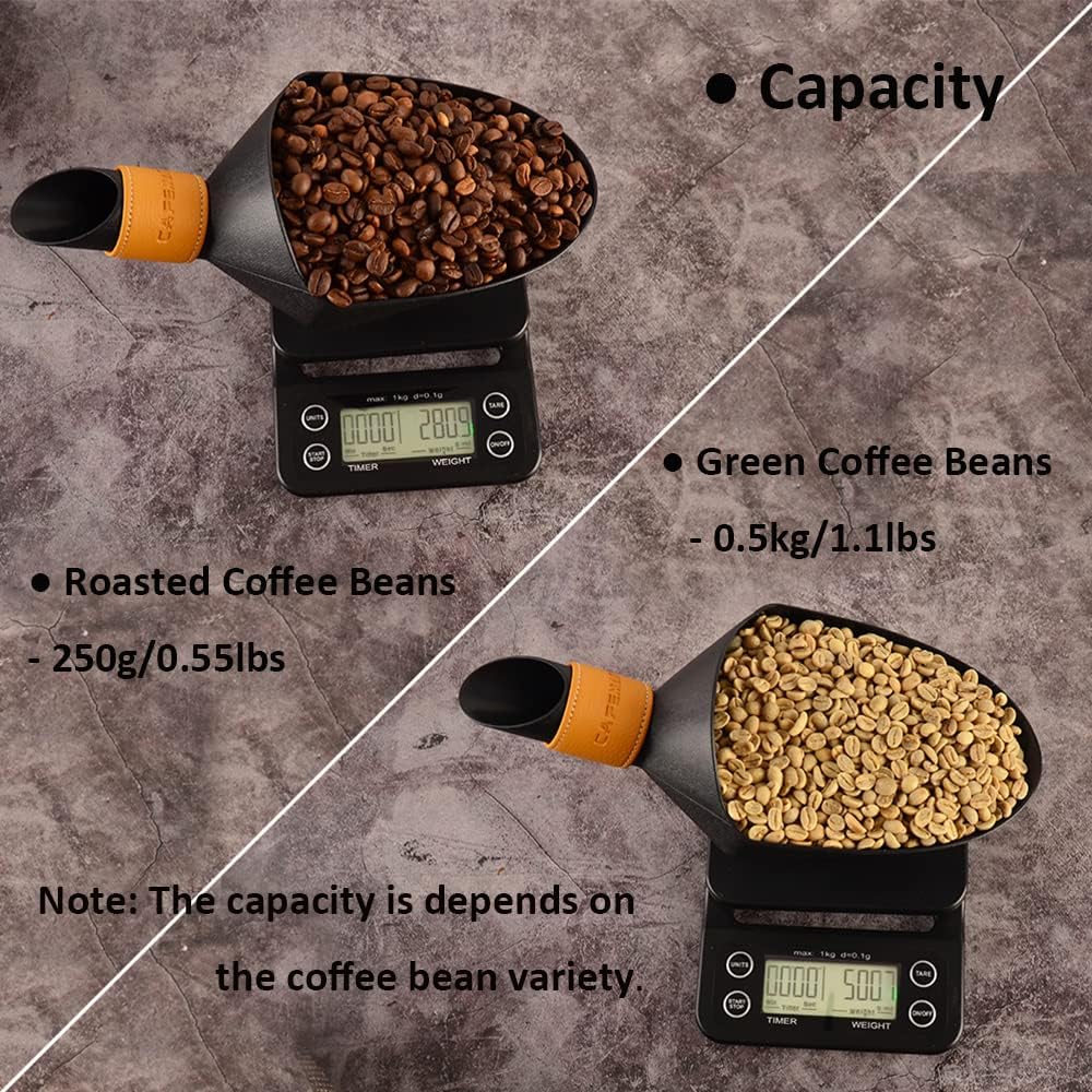 Coffee Bean Shovel Scoop Coffee Beans Filling Scooper Plastic Coffee Bean Measuring Scoop