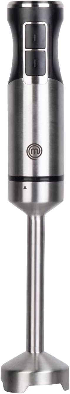 Immersion Blender Handheld with Electric Whisk & Milk Frother Attachments, Hand Held Stainless Steel Stick Emulsifier for Making Baby Food, Soup, Puree, Cake, Cappuccino, Latte etc, 400W