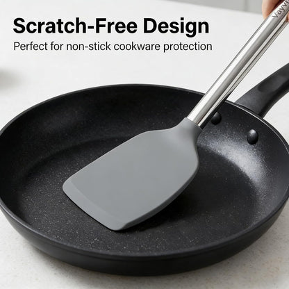 Silicone Kitchen Utensils Set, NonToxic, Plastic-Free, 8PCS, Blue