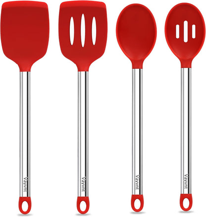 Silicone Kitchen Utensils Set, NonToxic, Plastic-Free, 8PCS, Blue