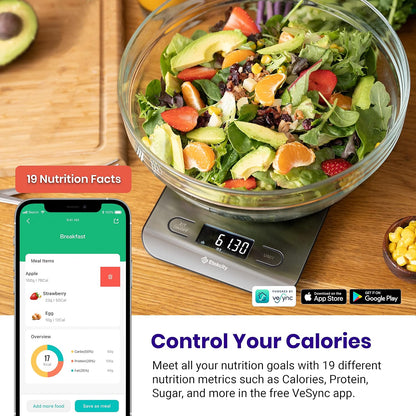 Food Kitchen Scale, Digital Grams and Ounces, 11lb