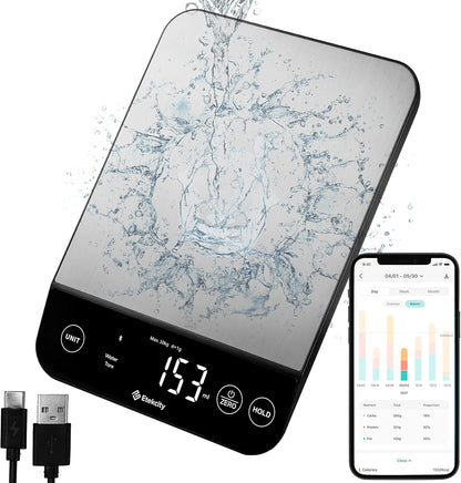 Food Kitchen Scale, Digital Grams and Ounces, 11lb
