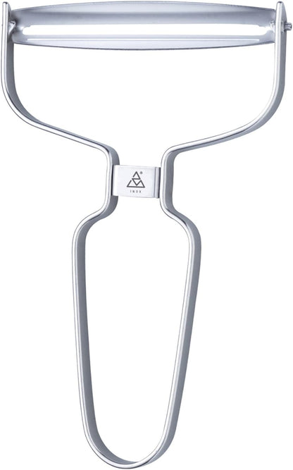 Y-Peeler - 3.5 in (90 mm) - Stainless Steel Horizontal Straight Blade - Peeler for Hard-Skinned Fruits & Vegetables - Ergonomic Handle - Dishwasher Safe - Made in Germany