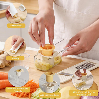 3 in 1 Garlic Slicer Kitchen Tool Set