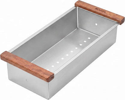 17.25 in Workstation Sink Colander, Wood Handles - RVA1317