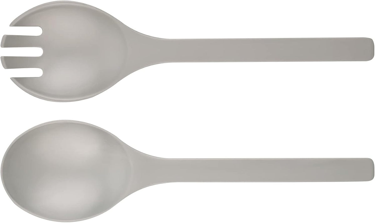 Bamboo Fiber Salad Bowl with Servers Set Large 9.8 inches Nature Bamboo Mixing Bowl with Servers with Lid Spoon and Fork for Fruits,Salads and Vegetables