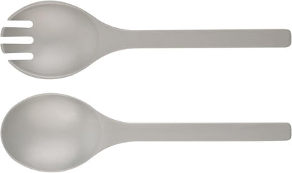 Bamboo Fiber Salad Bowl with Servers Set Large 9.8 inches Nature Bamboo Mixing Bowl with Servers with Lid Spoon and Fork for Fruits,Salads and Vegetables
