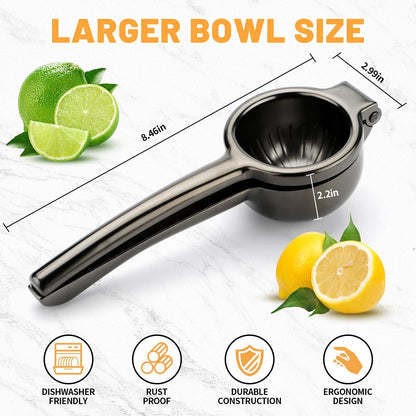 Lemon Squeezer Stainless Steel Manual Heavy Duty Lemon Juicer