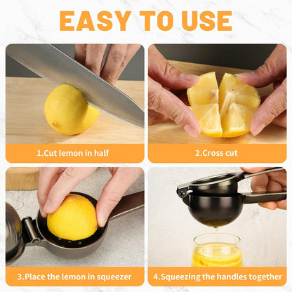 Lemon Squeezer Stainless Steel Manual Heavy Duty Lemon Juicer