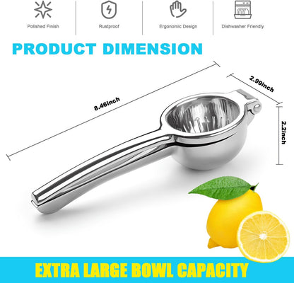 Lemon Squeezer Stainless Steel Manual Heavy Duty Lemon Juicer