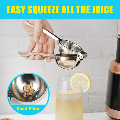 Lemon Squeezer Stainless Steel Manual Heavy Duty Lemon Juicer