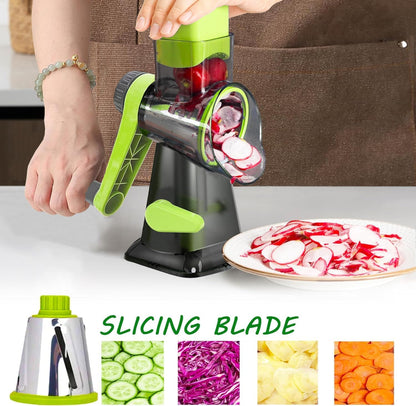 Dachenus Cheese Grater Rotary Cheese Grater,Versatile Cheese Shredder