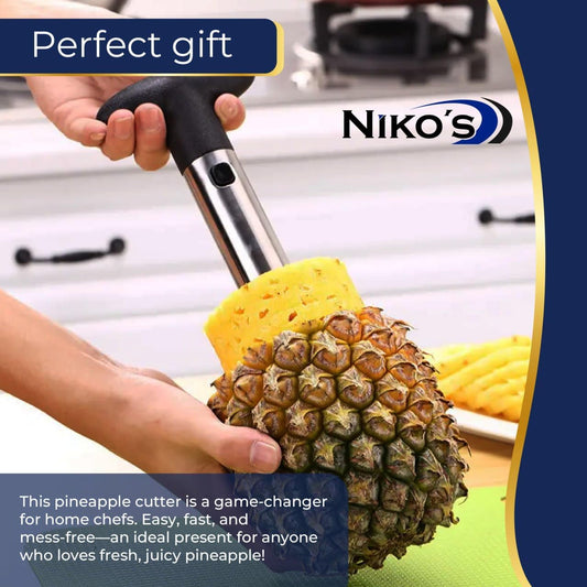 Pineapple Corer and Slicer with Apple Slicer and Corer - Pineapple Cutter Tool & Apple Cutter 8 slices - Pineapple peeler tool - Cut Pineapple - Apple Slicer 8 slices - Pineapple slicer