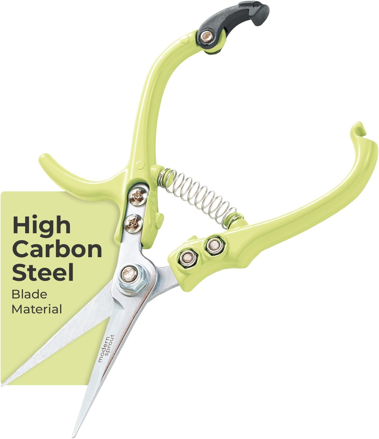 Pruning Shears - Garden Snips - Herb Scissors - Ocean 1-Pack | Lightweight Gardening Tool - Durable Carbon Steel Blade W/Easy-Lock - Gardening Supplies - Flower Cutter - Reusable Holster