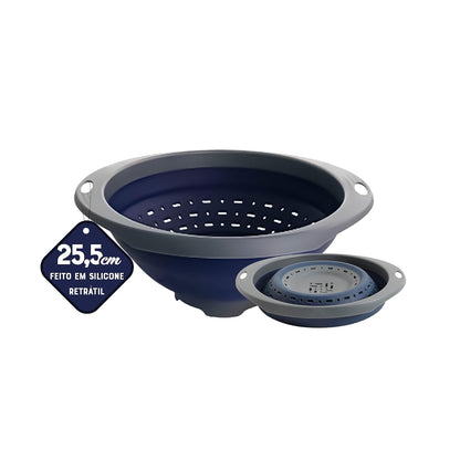 Bluemarine 9-Inch 4-Sided Box Grater – Stainless Steel Cheese and Vegetable Grater, Kitchen Tool for Shredding, Slicing, Grating, Blue/Grey Handle