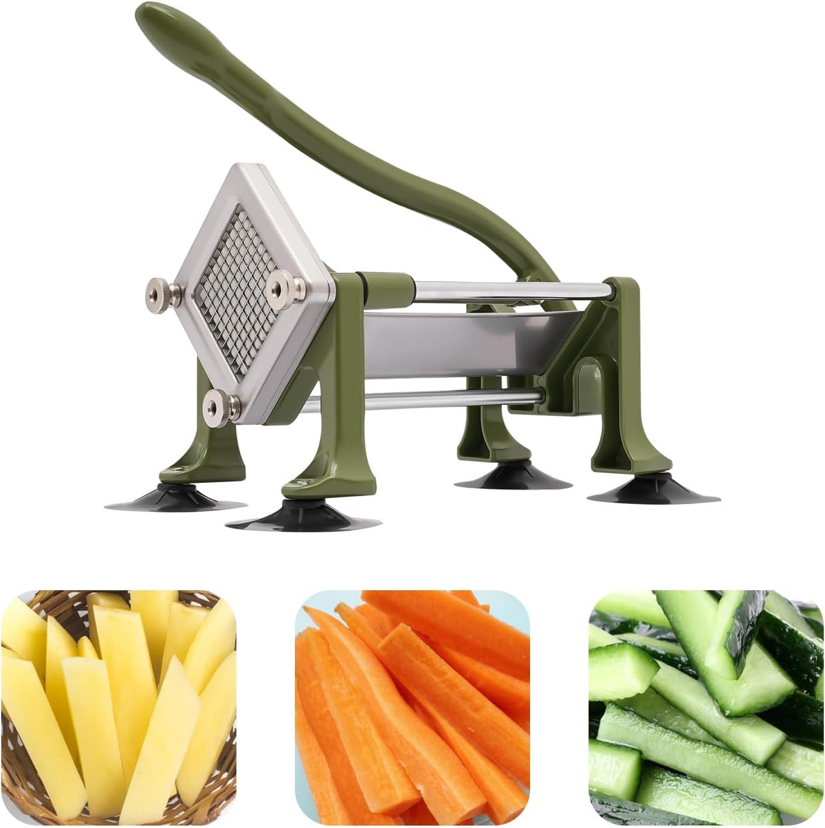 Commercial Potatoes Cutter Heavy Duty Manual French Fries Press Machine