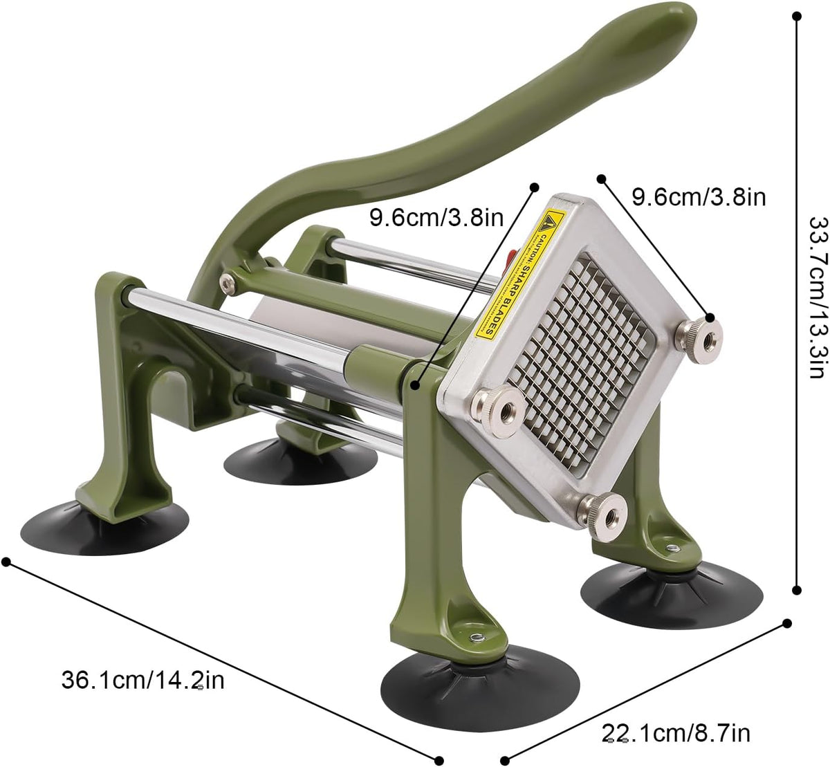 Commercial Potatoes Cutter Heavy Duty Manual French Fries Press Machine