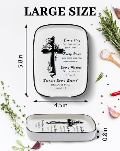 Ceramic Spoon Rest Spoon Holder for Stove Top Kitchen Counter Kitchen Decor | Funny Large Cooking Utensil Rest, Kitchen Gadget Spatula Ladle Holder, Farmhouse Kitchen Accessories Conversion Chart