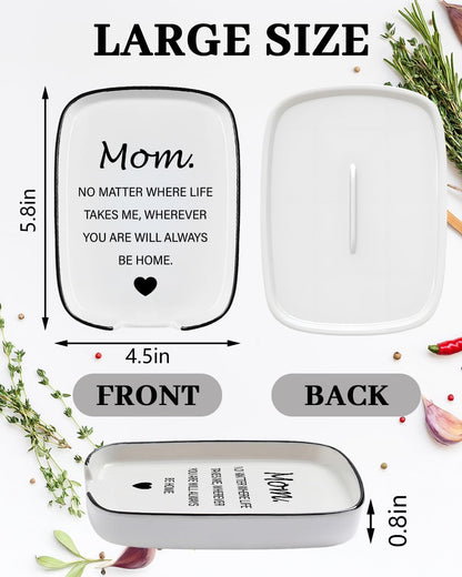 Ceramic Spoon Rest Spoon Holder for Stove Top Kitchen Counter Kitchen Decor | Funny Large Cooking Utensil Rest, Kitchen Gadget Spatula Ladle Holder, Farmhouse Kitchen Accessories Conversion Chart