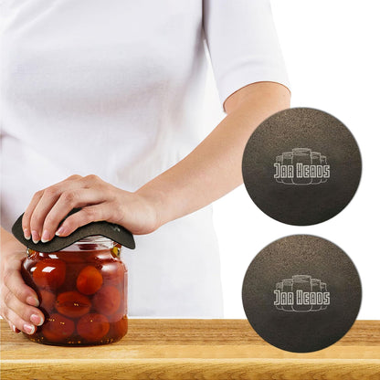 Rubber Jar Opener Gripper Pad - Thick 5 Inch Grippers for Opening Jars Made in the USA - Jar Opener for Weak Hands & Seniors with Arthritis