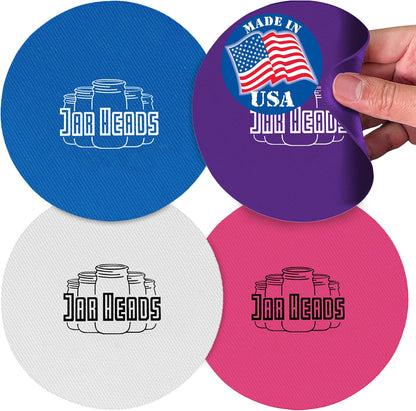 Rubber Jar Opener Gripper Pad - Thick 5 Inch Grippers for Opening Jars Made in the USA - Jar Opener for Weak Hands & Seniors with Arthritis
