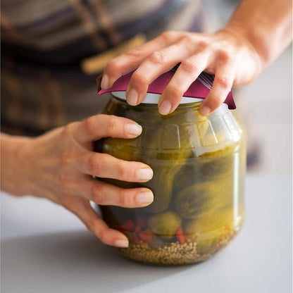 Rubber Jar Opener Gripper Pad - Thick 5 Inch Grippers for Opening Jars Made in the USA - Jar Opener for Weak Hands & Seniors with Arthritis