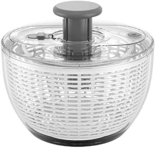 Salad Spinner | Lettuce Spinner | Fruit Washer | Fruit Washing Bowl with Strainer | Vegetable Cleaner | Salad Cleaner | Lettuce Washer | 6 Quart Capacity