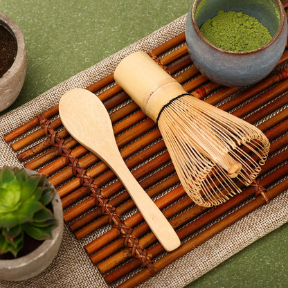 Matcha Whisk 5 Set,Tea Tools For Ceremony(Green)