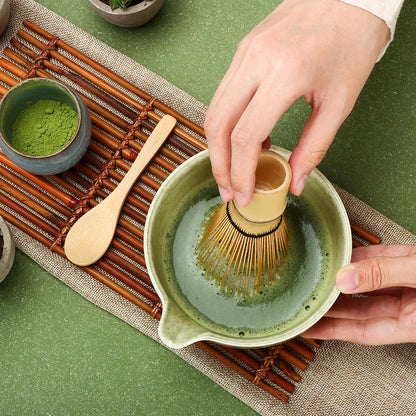 Matcha Whisk 5 Set,Tea Tools For Ceremony(Green)