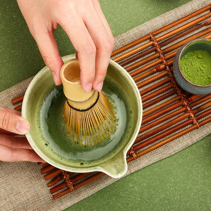 Matcha Whisk 5 Set,Tea Tools For Ceremony(Green)