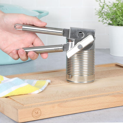 Sprucedale Stainless Steel Heavy Duty Can Opener – Durable and Easy-to-Use Manual Kitchen Tool for Effortless Opening