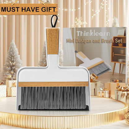 Small Pink Broom & Dustpan Set | Portable Brush Dustpan Combo Set, Green Cleaning Supplies