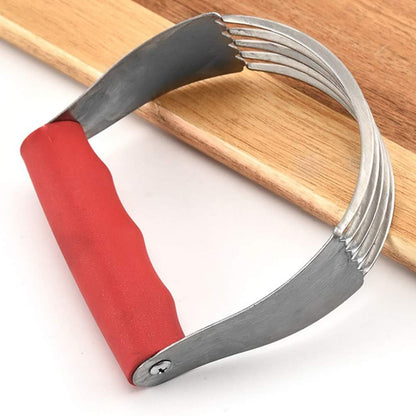 Dough Blender Pastry Cutter, Flaky Pie Crust, Dishwasher, Easy Grip Handle & Stainless Steel Blades