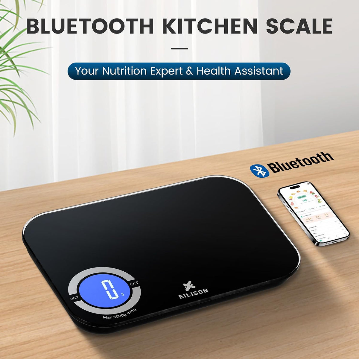 Smart Kitchen Scale,TFT Display Food Scale,Nutrition Calculator
