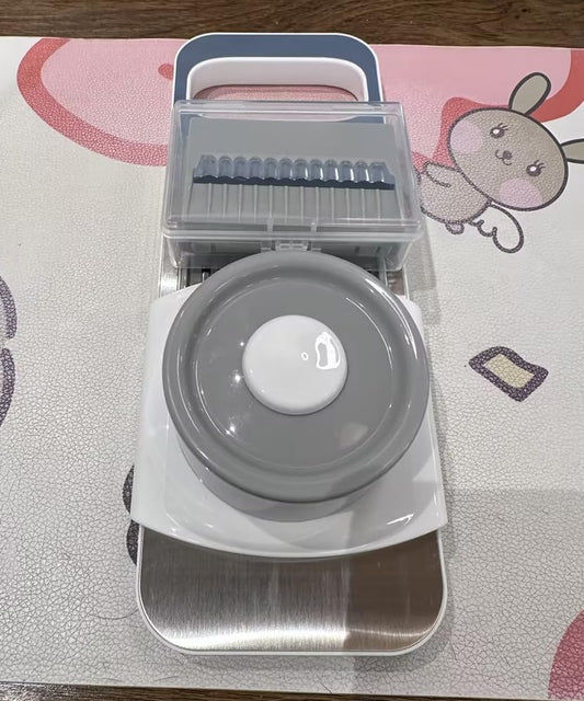 Mandoline Slicer for Kitchen, Fruit Cutter, Cheese Grater, Cucumber Slicer, Veggie Spiralizer, Food Cutter & Kitchen Gadgets with Safety Glove