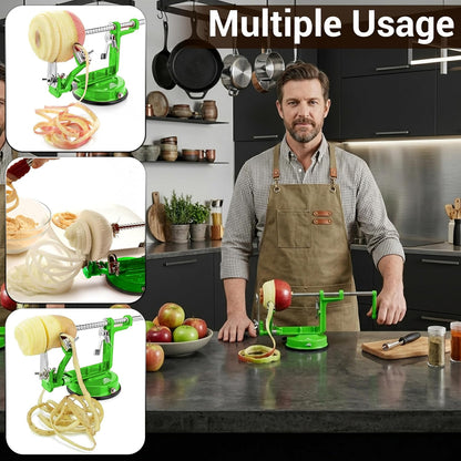 Apple Slicer 12 Slices – Apple Slicer and Corer with Ultra Sharp Stainless Steel Blades, Ergonomic Non-Slip Handles, Apple Cutter for Apples, Pears, Guava, Pitaya, Onion & More Dishwasher Safe