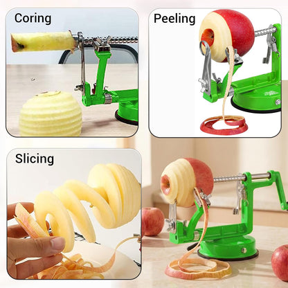 Apple Slicer 12 Slices – Apple Slicer and Corer with Ultra Sharp Stainless Steel Blades, Ergonomic Non-Slip Handles, Apple Cutter for Apples, Pears, Guava, Pitaya, Onion & More Dishwasher Safe