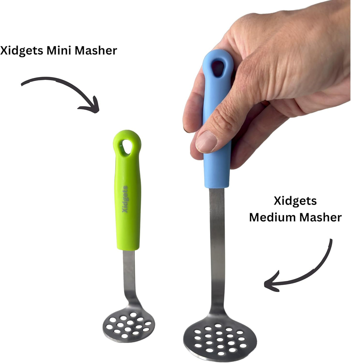 Mini Avocado Masher | Dishwasher Safe | Stainless Steel (Plum Purple)