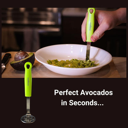 Mini Avocado Masher | Dishwasher Safe | Stainless Steel (Plum Purple)