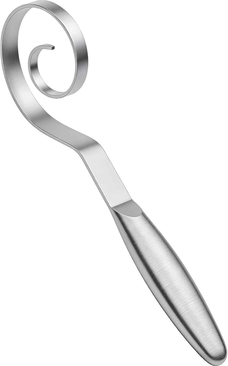 Danish Dough Whisk Stainless Steel Wooden Handle for Sourdough Bread | 4-Loop Food-Grade Steel Dutch Whisk, Even Mixing, Replaces Dough Hook and Mixing Spoon, Nonstick Easy Clean, Sourdough Mixer