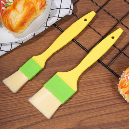 Pastry Brushes Basting Brush for Cooking Spreading butter, oil, or egg wash,Cooking Baking BBQ Oil Brush (2, 1in, 2in)