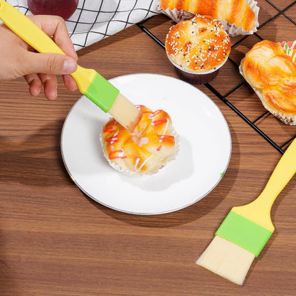 Pastry Brushes Basting Brush for Cooking Spreading butter, oil, or egg wash,Cooking Baking BBQ Oil Brush (2, 1in, 2in)