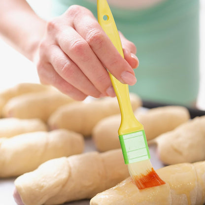 Pastry Brushes Basting Brush for Cooking Spreading butter, oil, or egg wash,Cooking Baking BBQ Oil Brush (2, 1in, 2in)