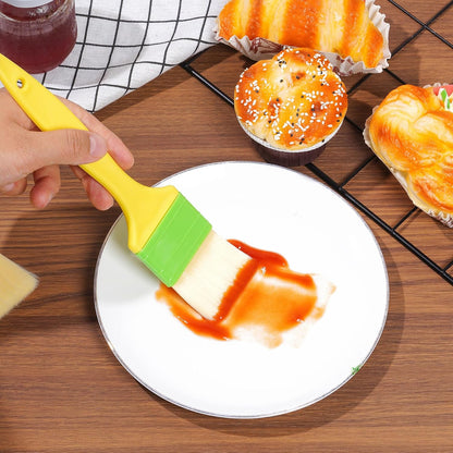 Pastry Brushes Basting Brush for Cooking Spreading butter, oil, or egg wash,Cooking Baking BBQ Oil Brush (2, 1in, 2in)