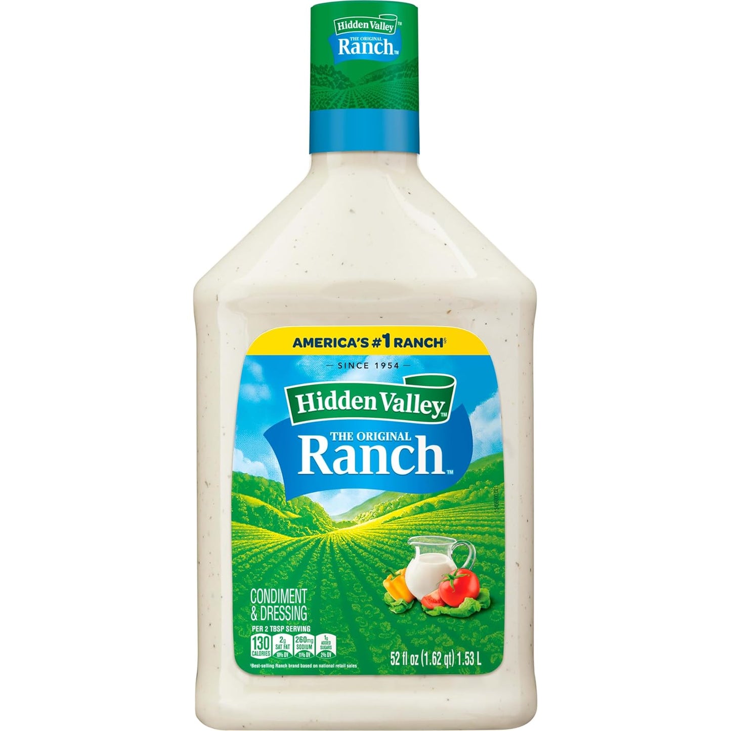 Original Ranch Salad Dressing and Topping, 52 Ounce Bottle (Package May Vary)