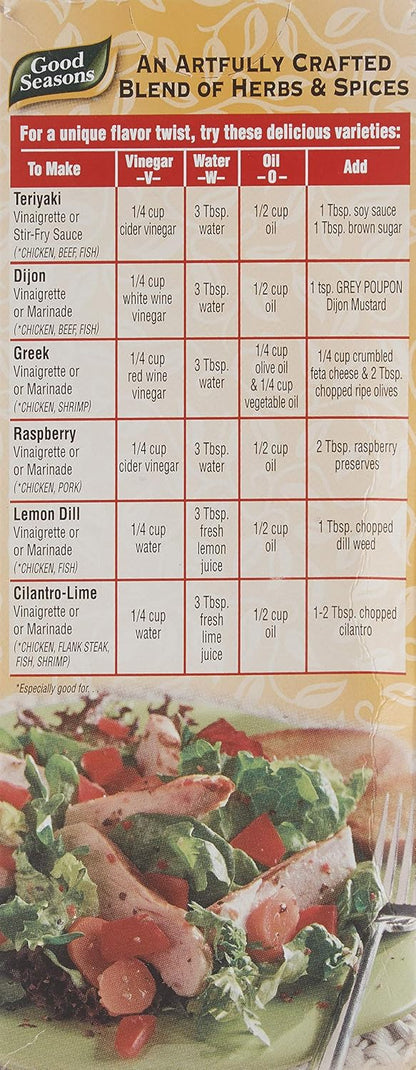 Italian Dressing Mix, 2 Packages with Cruet, 1.4 Oz. Net