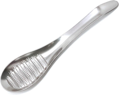 1PCS Stainless Steel Garlic Ginger Fruits Root Vegetable Grater Grinder Spoon for Kitchen