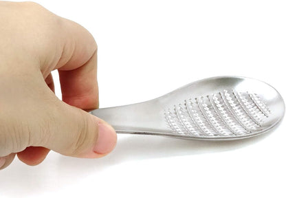 1PCS Stainless Steel Garlic Ginger Fruits Root Vegetable Grater Grinder Spoon for Kitchen