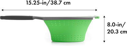 Collapsible Colander, 3.5 quart, Green