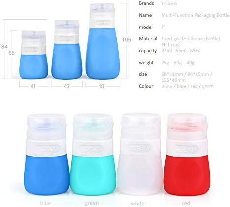 Squeeze Portable Salad Dressing Container to Go Bottles for Sauces, Mini Salad Dressing Bottles，Leakproof Condiment Storage Bottle, Mini Ketchup Bottle Dressing to Go for Lunch set of 4 (37ML)